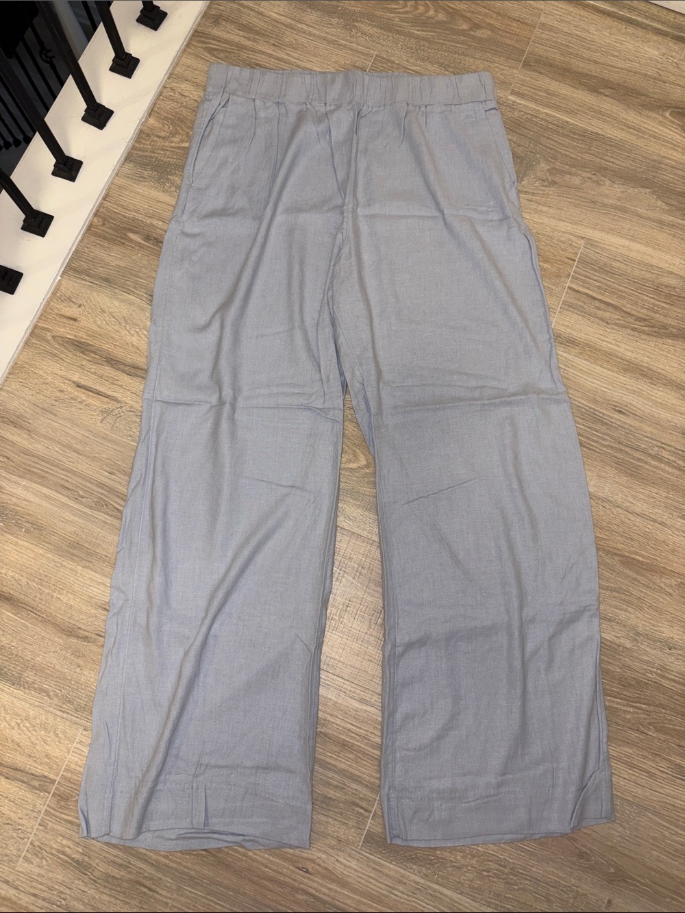 Women’s Light blue Wide-Leg Casual Pants
